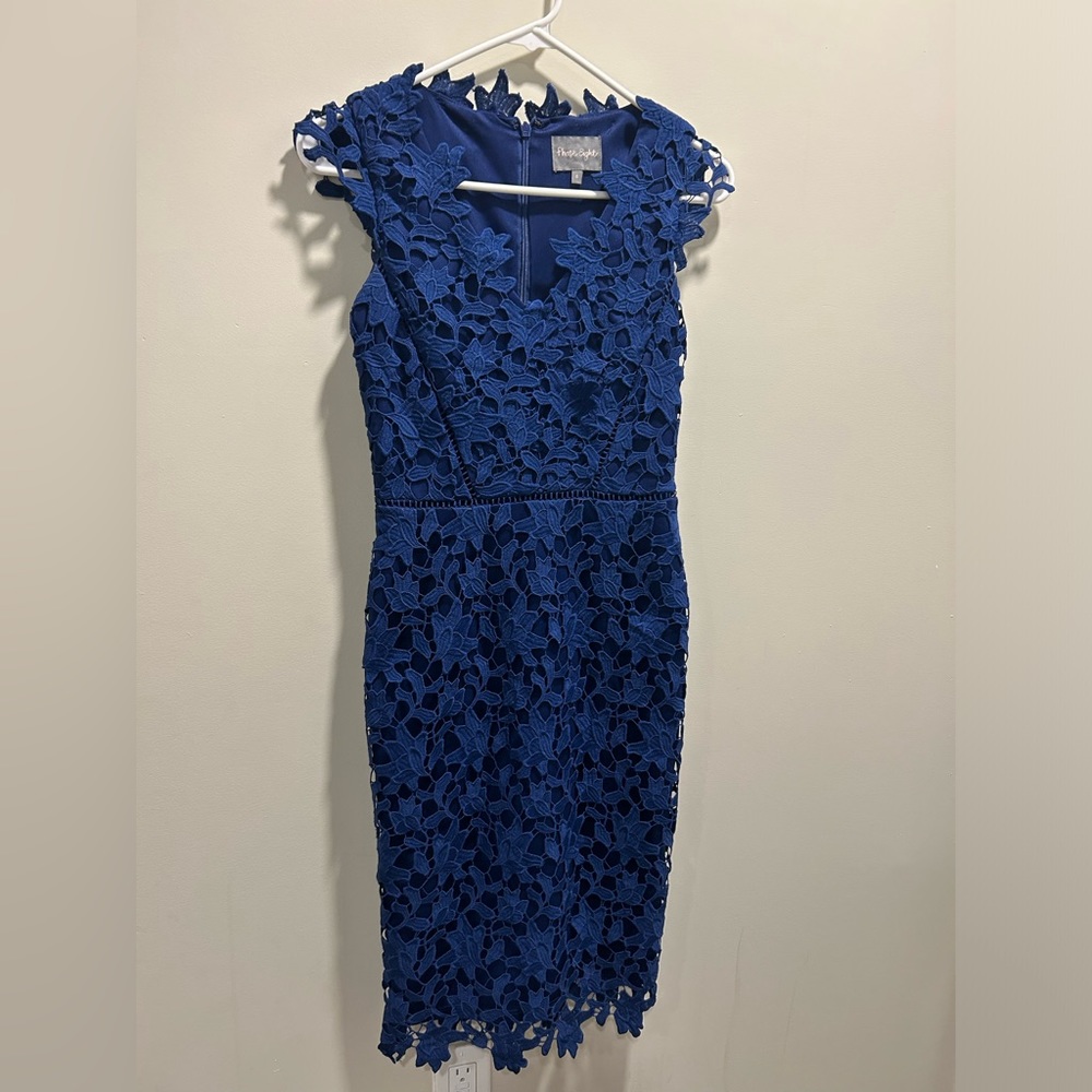 Royal blue dress